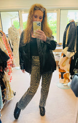 Jungle Glam Leopard Jeans